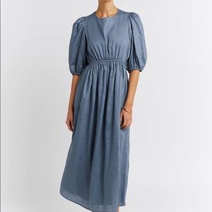 Dissh Claudine Steel Linen Midi Dress